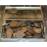 TIN WITH ASSORTED COINAGE