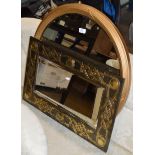 ARTS & CRAFTS CELTIC STYLE WALL MIRROR & 1 OTHER WALL MIRROR