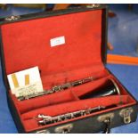 4 PIECE BOOSEY & HAWKES CLARINET WITH CARRY CASE