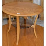 ERCOL LIGHT OAK OCCASIONAL TABLE