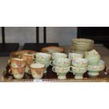 TRAY CONTAINING ASSORTED TEA WARE, AYNSLEY & PARAGON