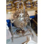 ORNATE ORIENTAL STYLE EP SPIRIT KETTLE ON STAND