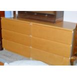 PAIR OF MODERN IKEA 3 DRAWER CHESTS