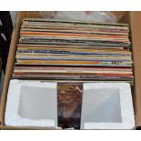 BOX WITH QUANTITY LP RECORDS