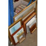 QUANTITY VARIOUS FRAMED PICTURES