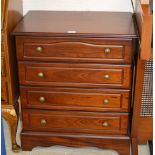 REPRODUCTION MAHOGANY 4 DRAWER CHEST