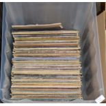 BOX CONTAINING QUANTITY VARIOUS LP RECORDS