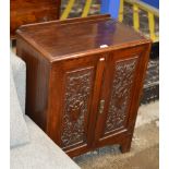 MAHOGANY DOUBLE DOOR UNIT