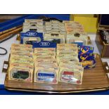 2 TRAYS WITH VARIOUS BOXED MODEL VEHICLES