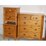 3 PIECE MODERN PINE BEDROOM SET