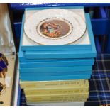 COLLECTION OF BOXED COALPORT DISPLAY PLATES