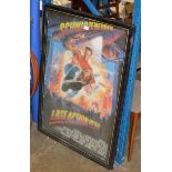 FRAMED LAST ACTION HERO MOVIE POSTER