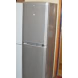 BEKO UPRIGHT FRIDGE FREEZER IN SILVER