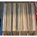 BOX WITH QUANTITY LP RECORDS