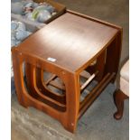 NEST OF 3 TEAK TABLES