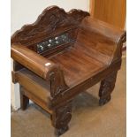 LARGE CHINESE STYLE WOODEN THRONE CHAIR