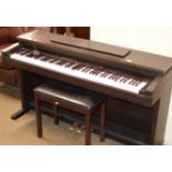 ROLAND ELECTRIC PIANO WITH STOOL - 2 KEYS FAULTY