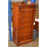 MAHOGANY WELLINGTON STYLE 7 DRAWER CHEST