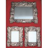 Trittico di cartaglorie in argento - A set of three silver frames