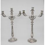 Coppia di candelabri in argento - A pair of silver candlesticks