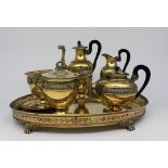 Servizio da the e caffè in argento dorato - A gilt silver tea and coffee service