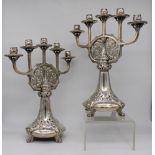 Coppia di candelabri in argento - A pair of silver candelabra