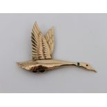 Spilla in oro 14 Kt - A 14 Kt gold brooch