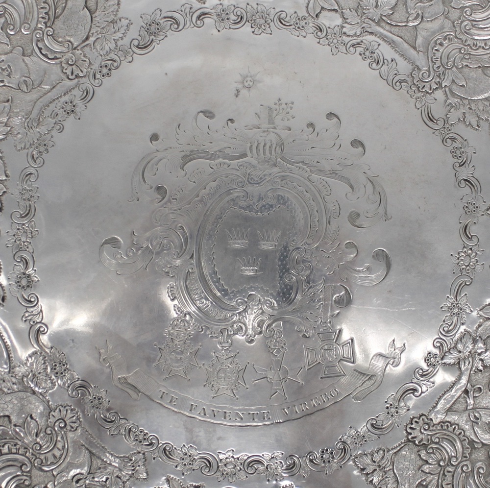 Salver in argento - A silver salver - Image 3 of 6