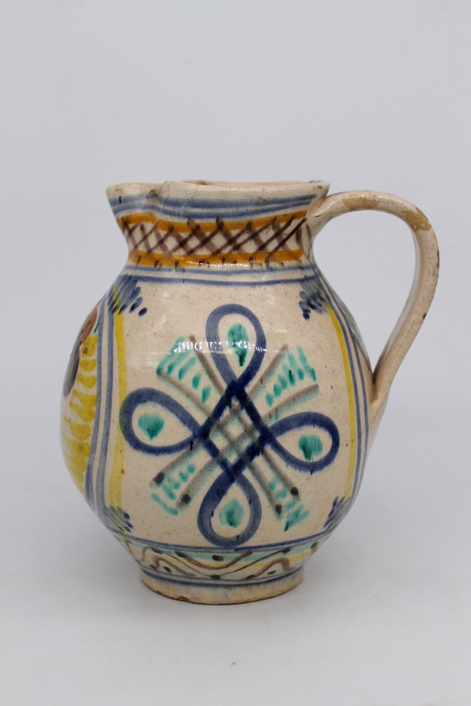 Brocca in maiolica - An earthenware jug - Image 2 of 2