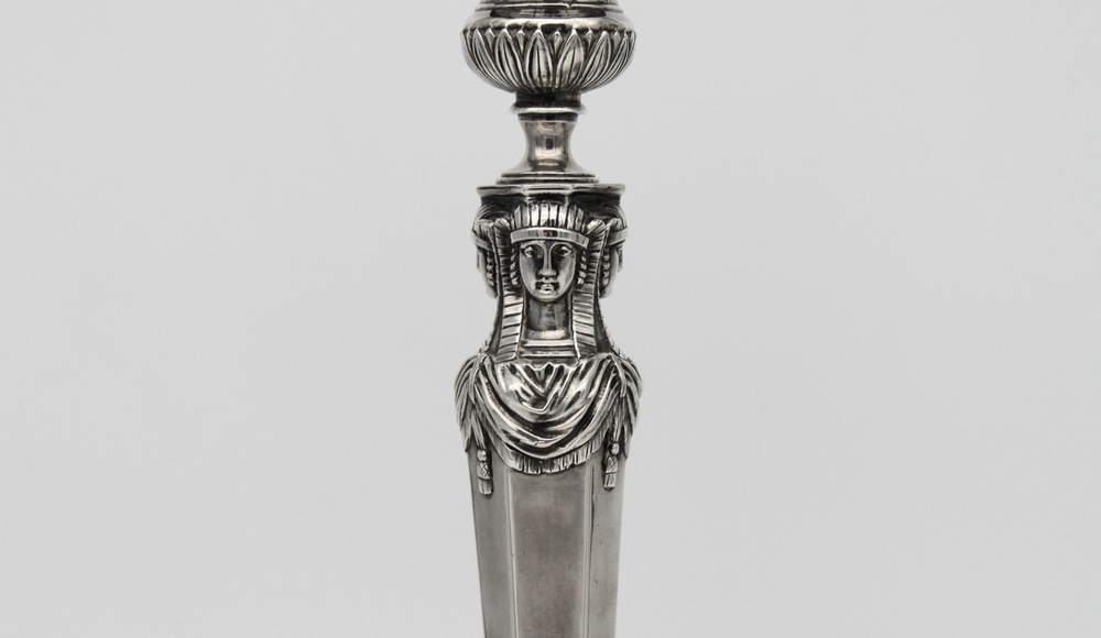 Coppia di candellieri in argento - A pair of silver candlesticks - Image 6 of 6