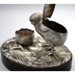 Servizio da fumo in argento A silver smoking service