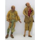 Coppia di figure di presepe del presepe Napoletano - Pair of figures of the Nepolitan nativity scene