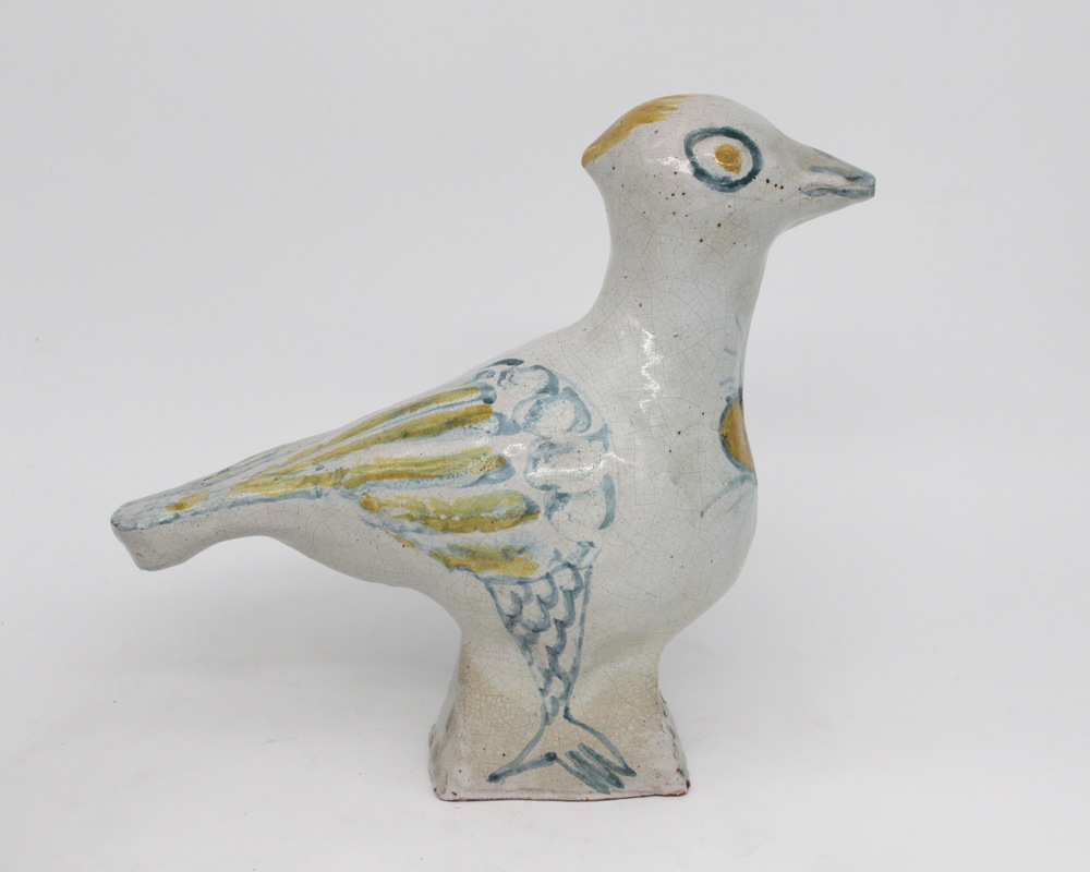 Quattro sculture in maiolica smaltata . Four enameled majolica sculptures - Image 2 of 13