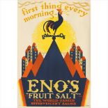 EDWARD MCNIGHT KAUFFER (1890-1954) ENO'S "FRUIT SALT" lithograph, 1924, condition A-; not backed (