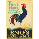 EDWARD MCNIGHT KAUFFER (1890-1954) ENO'S "FRUIT SALT" lithograph, 1924, condition B+; not backed,