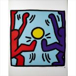 Keith Haring (American 1958-1990) Poster for Untitled (Playing Ball), 1988 Offset lithograph,