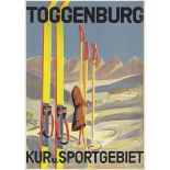 HANS LOOSER (1897–1984) TOGGENBURG Lithograph, 1932 condition A-; not backed (Dimensions: 127cm x