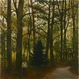§ BARRY MCGLASHAN (SCOTTISH CONTEMPORARY) SILVER BEECH DRIVE - 2001 Signed, titled and dated to