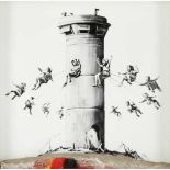 § BANKSY (BRITISH B.1974) WALLED OFF HOTEL Digital print and concrete relief (Dimensions: 22cm x