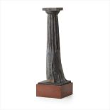 § ROBERTO GONZALEZ FERNANDEZ (SPANISH B.1948) COLUMN Signed, dated 1999 and numbered 2/25, bronze (