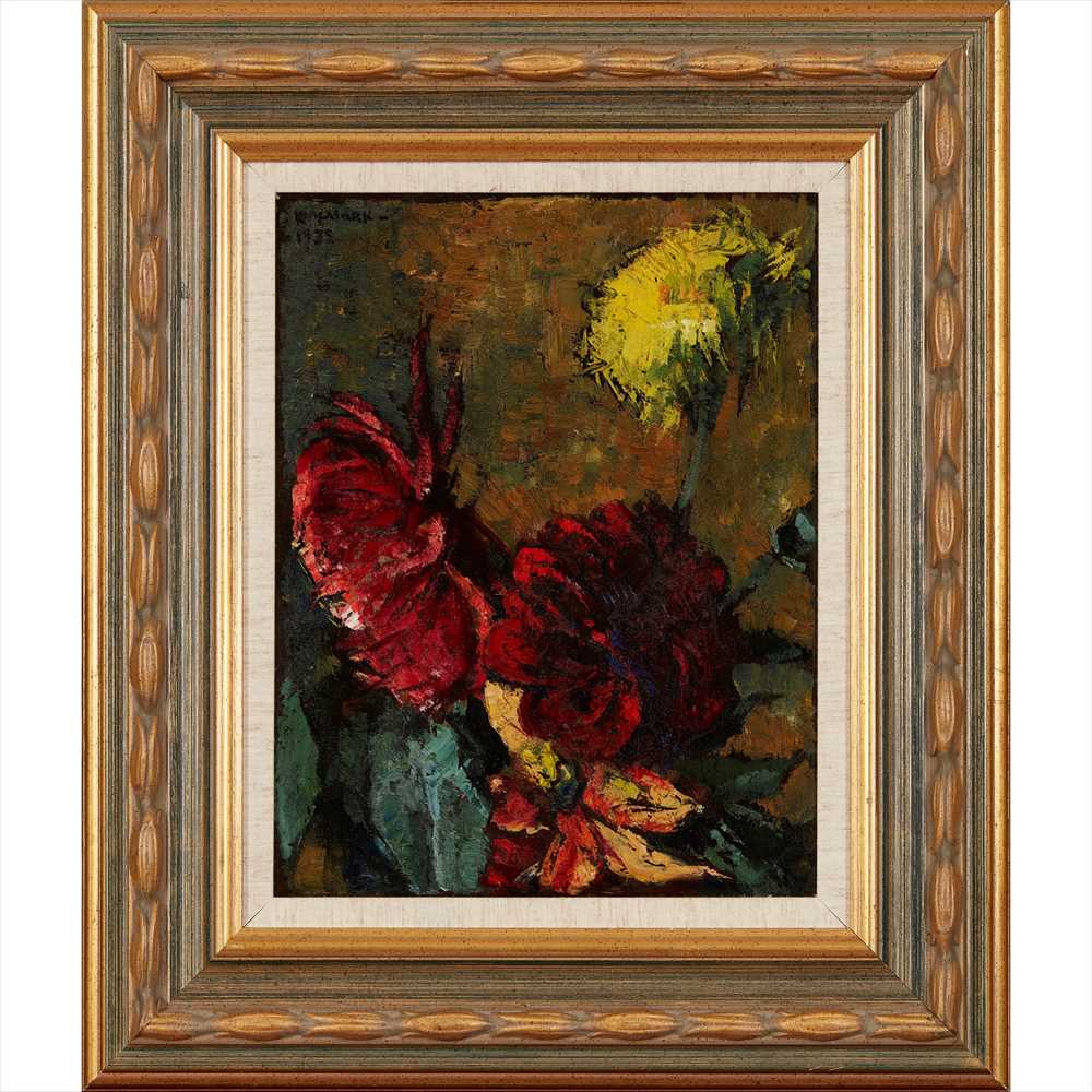§ Alfred Wolmark (British 1877-1961) Flowers Signed and dated 1938, oil on board (Dimensions: 35cm x - Image 2 of 2