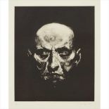 § Ken Currie (Scottish B.1960) Untitled, Portrait Etching and aquatint, 1/1, 2006, signed, dated and