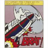 Roy Lichtenstein (American 1923-1997) As I Opened Fire (Triptych), 1991 Three off-set lithographs (