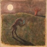 § Sophie Ryder (British B.1963) Minotaur with Hare by Moonlight Signed and dated '96, mixed media