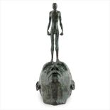 § John B. Martin (British Contemporary) KILLIAN AND THE WOODWORM MAN Bronze sculpture (Dimensions: