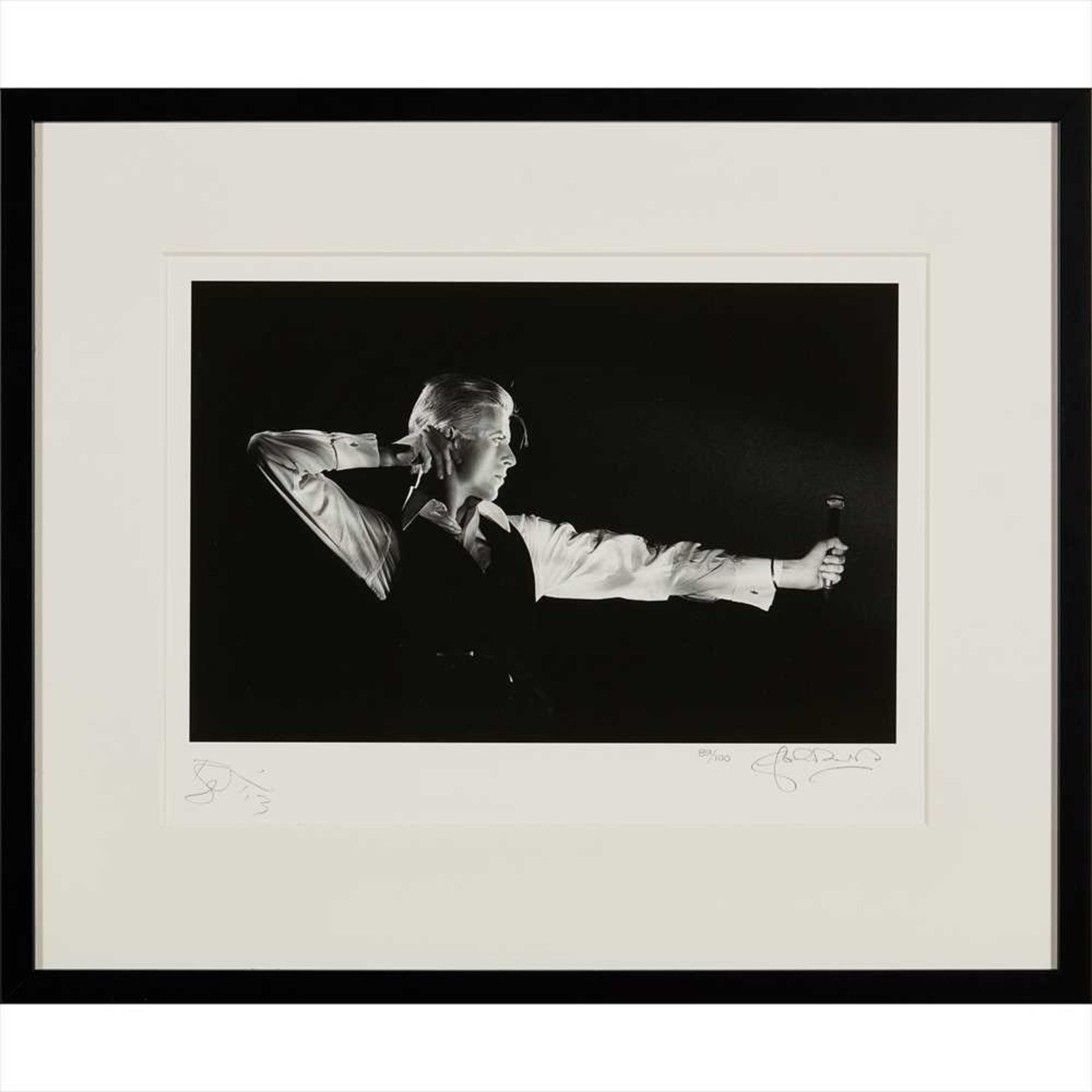 John R. Rowlands (American Contemporary) David Bowie: The Archer Signed to margin by Bowie and - Image 2 of 2