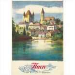 ETIENNE CLARC THUN lithograph, condition A; not backed (Dimensions: 99cm x 70cm (39in x 27.5in)) (