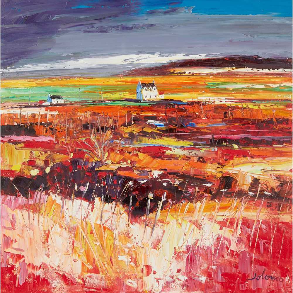 § John Lowrie Morrison (Jolomo) O.B.E. (Scottish B. 1948) WINTER IN DUICH, ISLE OF ISLAY - 2006