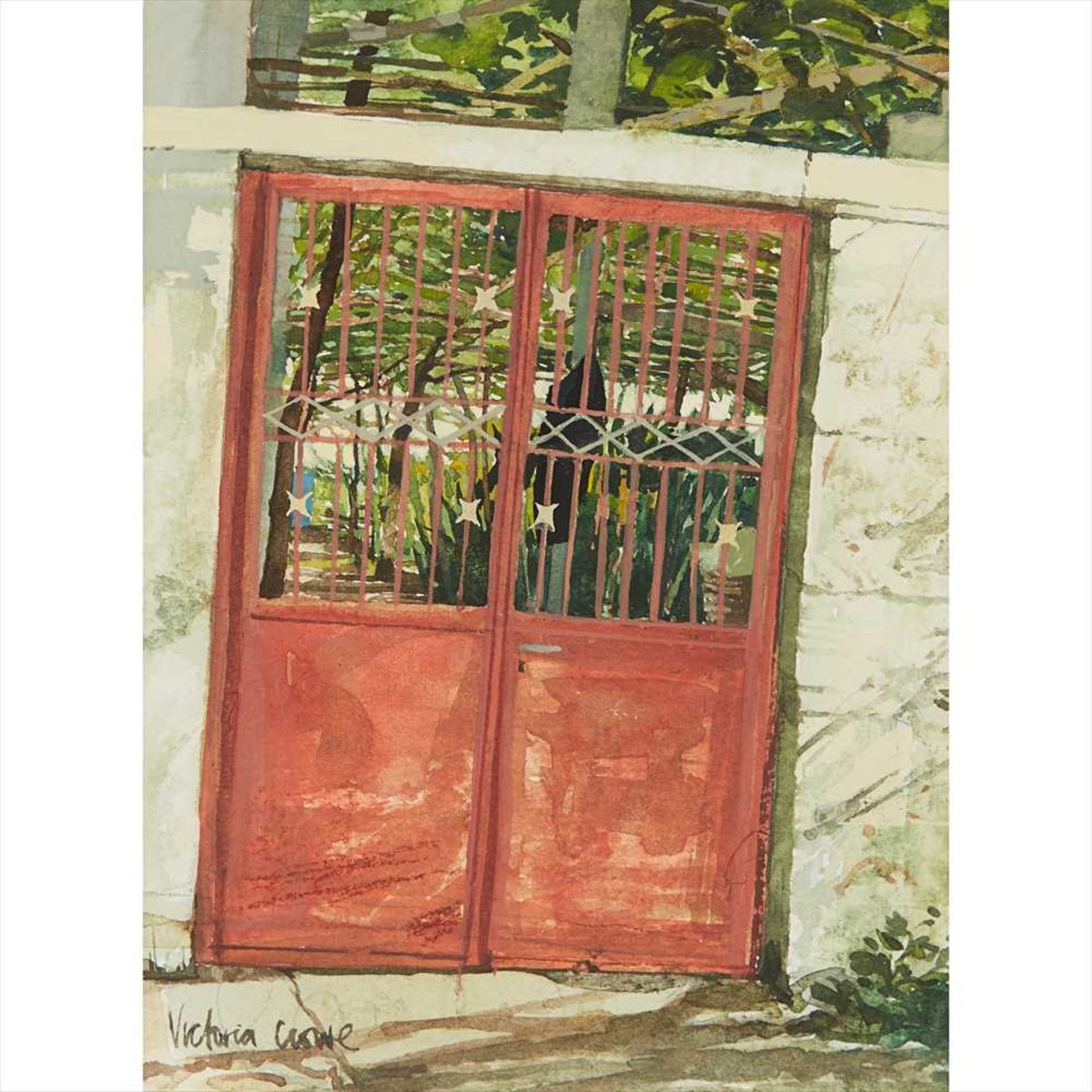 § Victoria Crowe O.B.E., F.R.S.E., R.S.A. (Scottish B.1945) STARRY GATE, PELOPONNESE Signed,