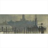 § James McNaught R.S.W., R.G.I. (Scottish B.1948) Arrival Venice, Mist Signed and dated 2009,